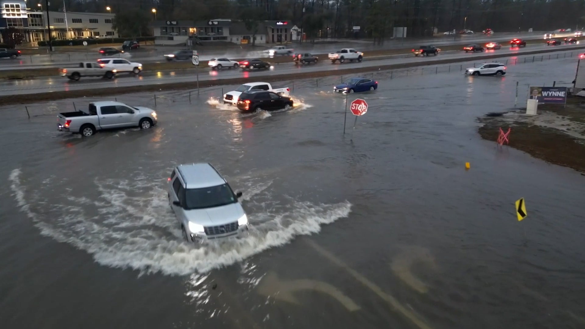 Aerial Footage Shows Swamped Roads In Louisiana Flooding – Videos from CBS26
