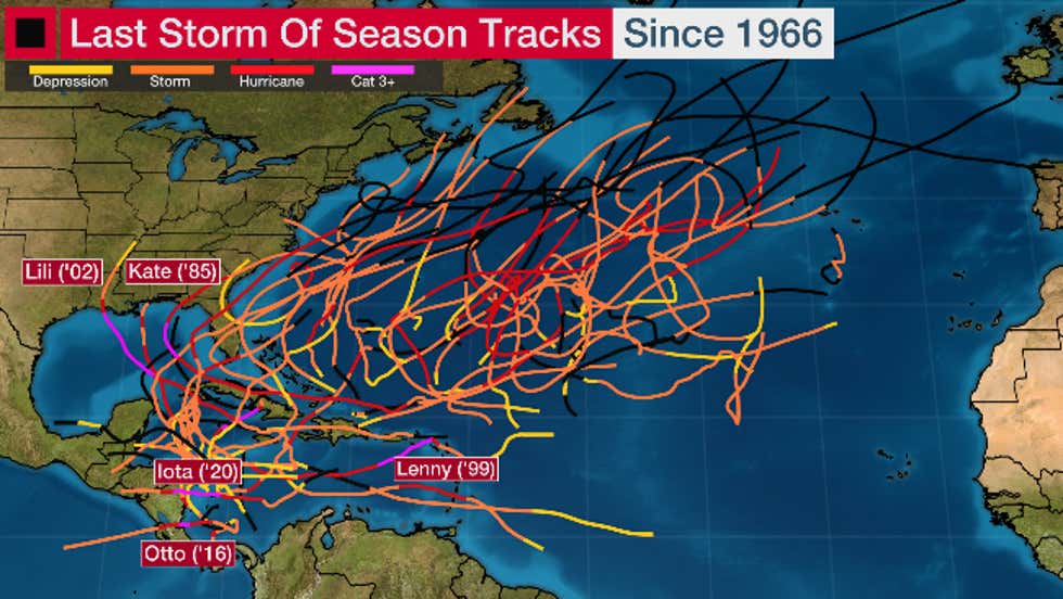 Here's When The Last Storm Of Hurricane Season Typically Forms