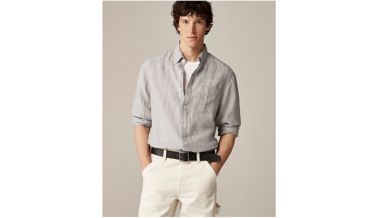 J.Crew Baird McNutt Irish linen shirt