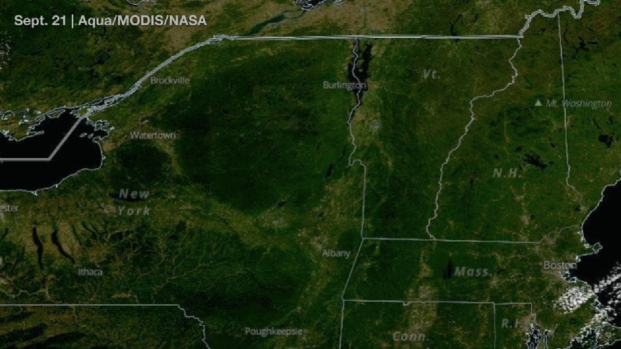 Fall Foliage Can Be Seen By Satellite The Weather Channel Articles From The Weather Channel Weather Com Hwy 88 Foliage Map 2022