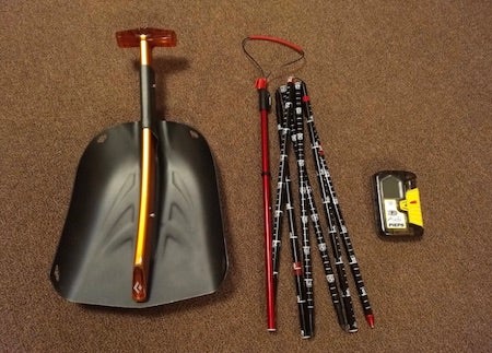 Avalanche rescue kit