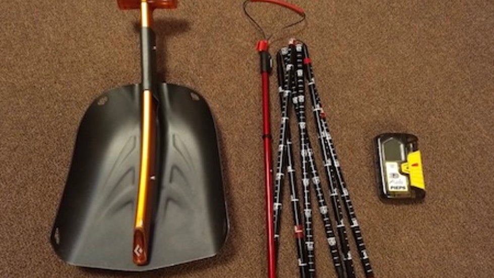 Avalanche rescue kit