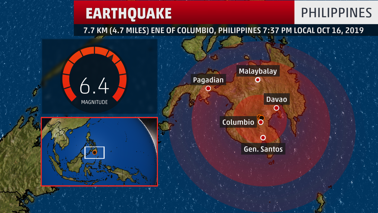 Damage Reported After Strong Earthquake in Philippines The Weather