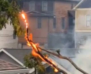 Watch: Fire Zips Across Power Line In Nashville Storms - Videos from ...