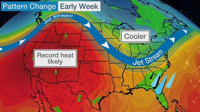Pattern Shift Begins to Develop This Weekend Bringing Record Heat to ...