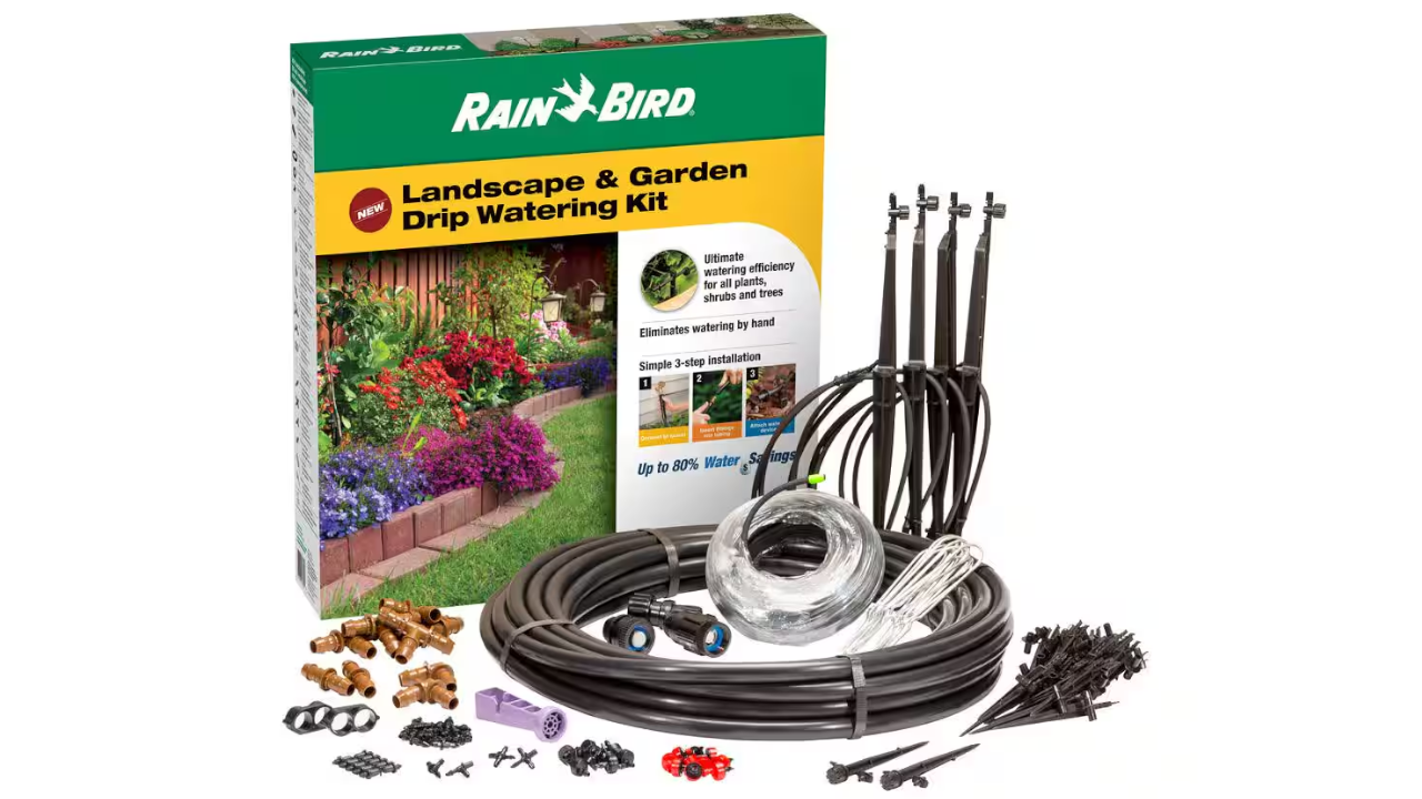 Rain Bird Landscape and Garden Drip Watering Kit