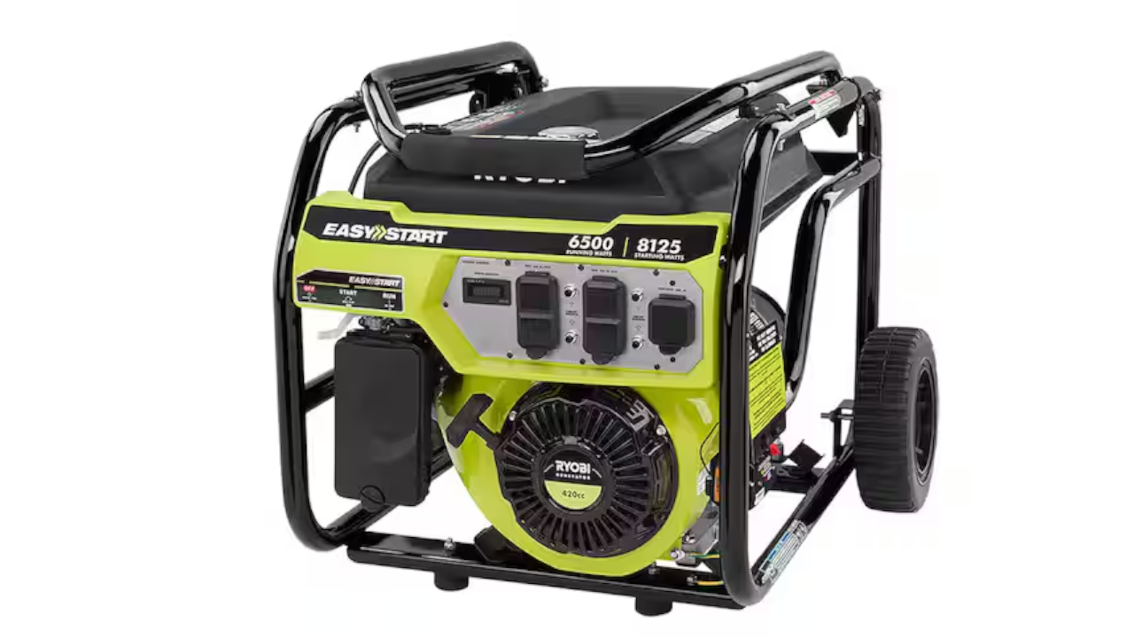 RYOBI 8125-Watt Portable Generator