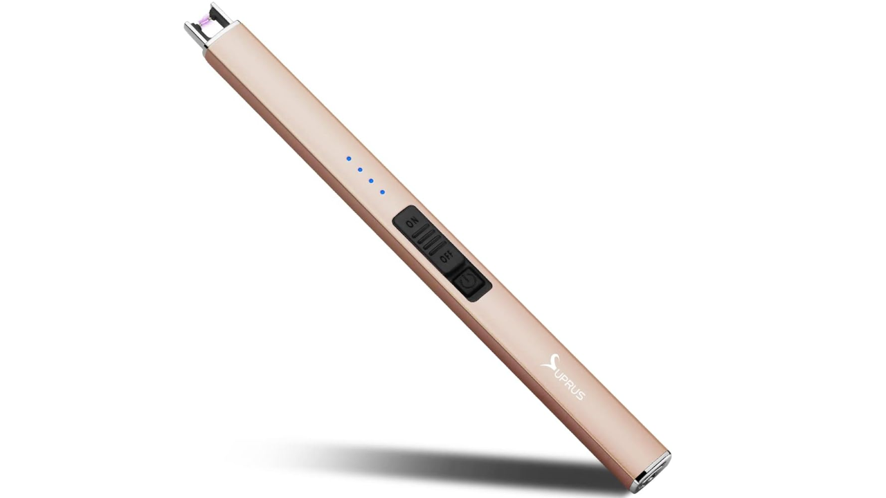 SUPRUS Electric Lighter Arc Windproof Flameless USB Rechargeable Lighter