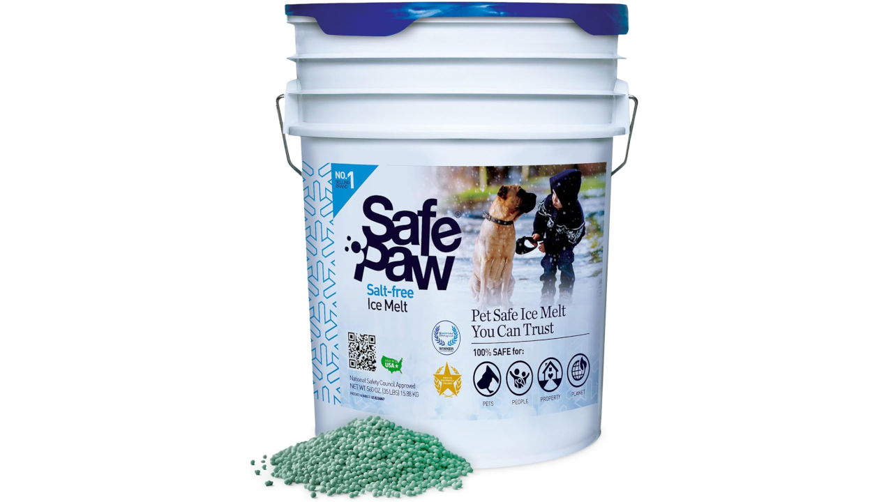 Safe Paw Pet-Safe Ice Melt, Salt & Chloride-Free Deicer