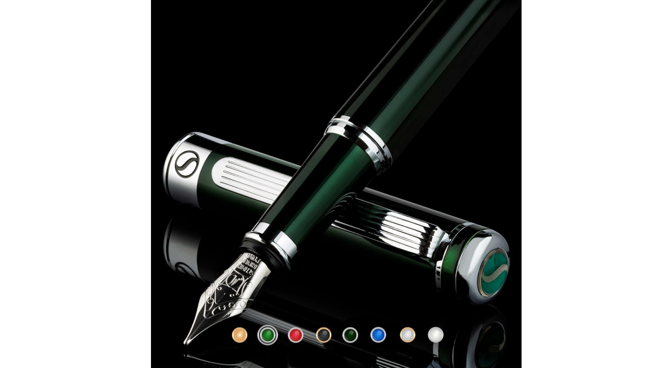 Scriveiner Silver Chrome Fountain Pen