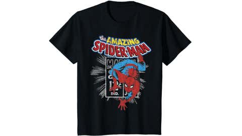 Marvel The Amazing Spider-Man Vintage Comic Poster T-Shirt