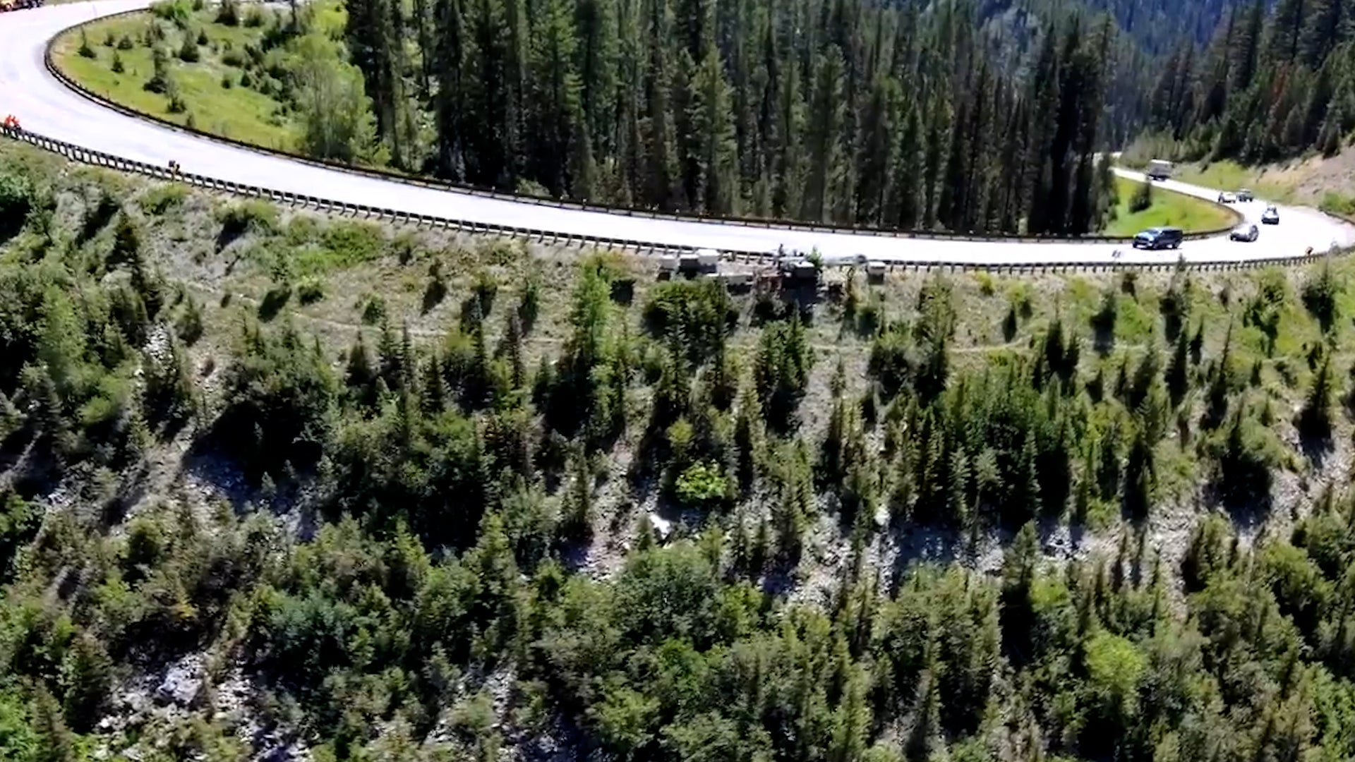 Watch: Before And After Massive Landslide – Videos from CBS26