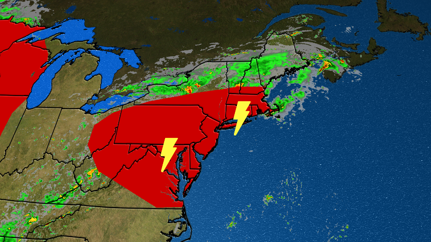 Northeast Region Forecast July 17 AM The Weather Channel