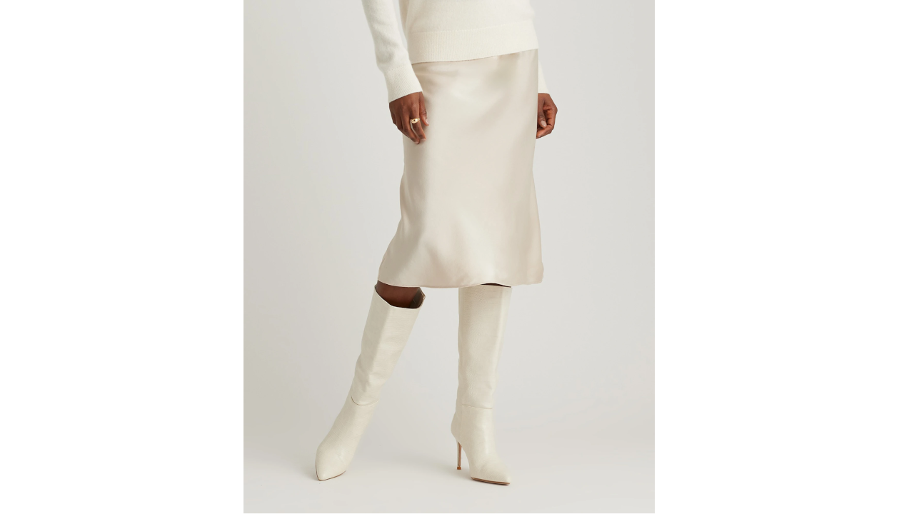 100% Washable Silk Skirt