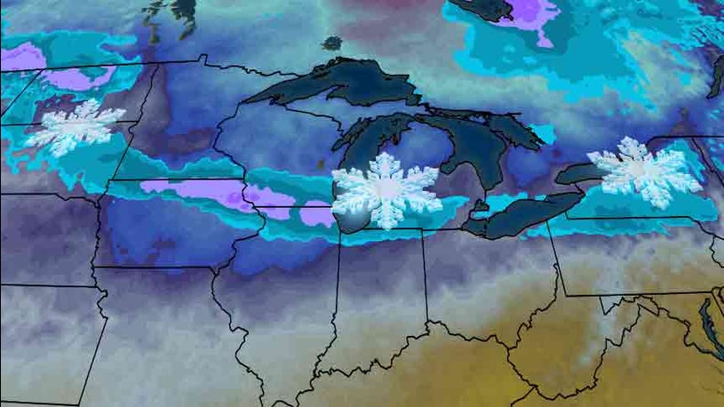 Winter Storm Xyler Bringing Late April Snow