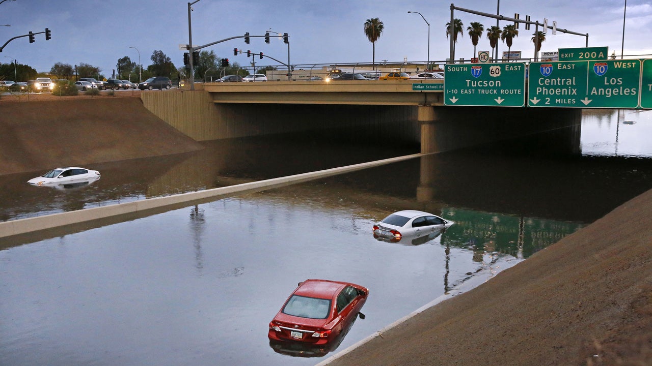 Heavy Rains Prompt Water Rescues, Evacuations in Phoenix | The Weather ...