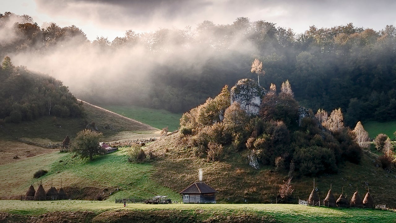 Transylvania is the famous home of the fictional character Dracula, but it's also full of beautiful mountains and idyllic villages. (Aurel Paduraru)
