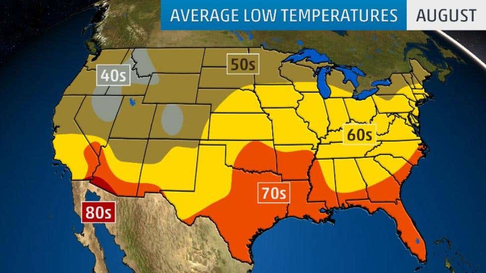Here's What Typical August Weather Looks Like