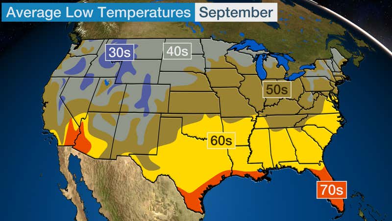 September Temperature Outlook | Weather.com