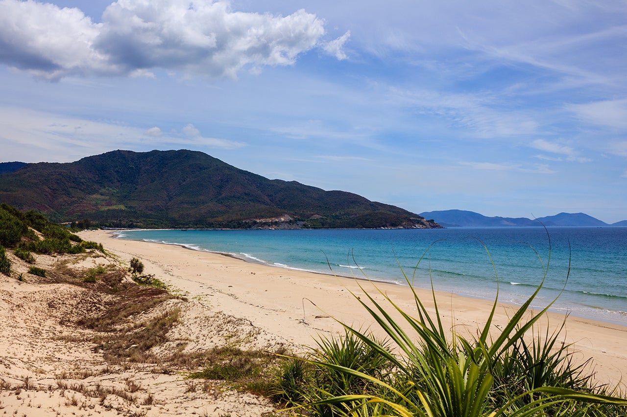 Bai Dai Beach, also known as Long Beach, in Khanh Hoa, Vietnam, is situated in western Phu Quoc island. The beach gets its nickname because it&rsquo;s more than nine miles long. (Getty Images)