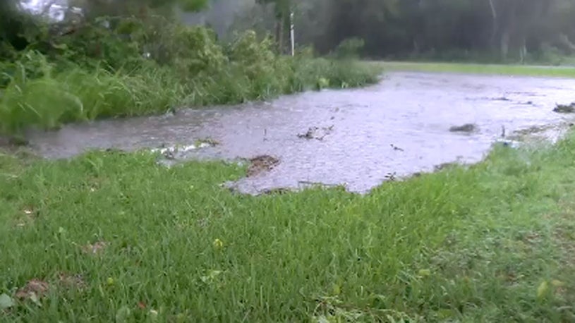 Watch: Moment Storm Surge from Barry Hits Louisiana Town