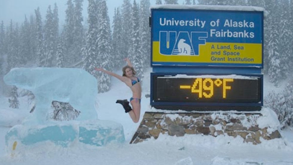 Photo of cold in Fairbanks, AK, on 1/29/12