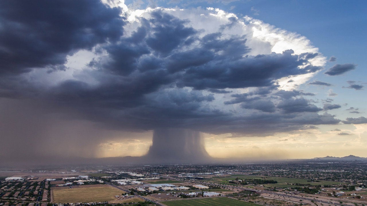 Phoenix Microburst Captured in Amazing Detail From the Air The