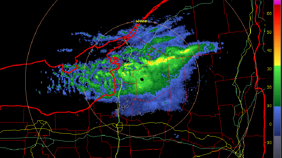 Radar animation from NWS radar at Montague, NY, 2/27-2/28/20