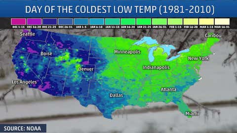 We're Entering the Coldest Time of Year in the East and Midwest ...