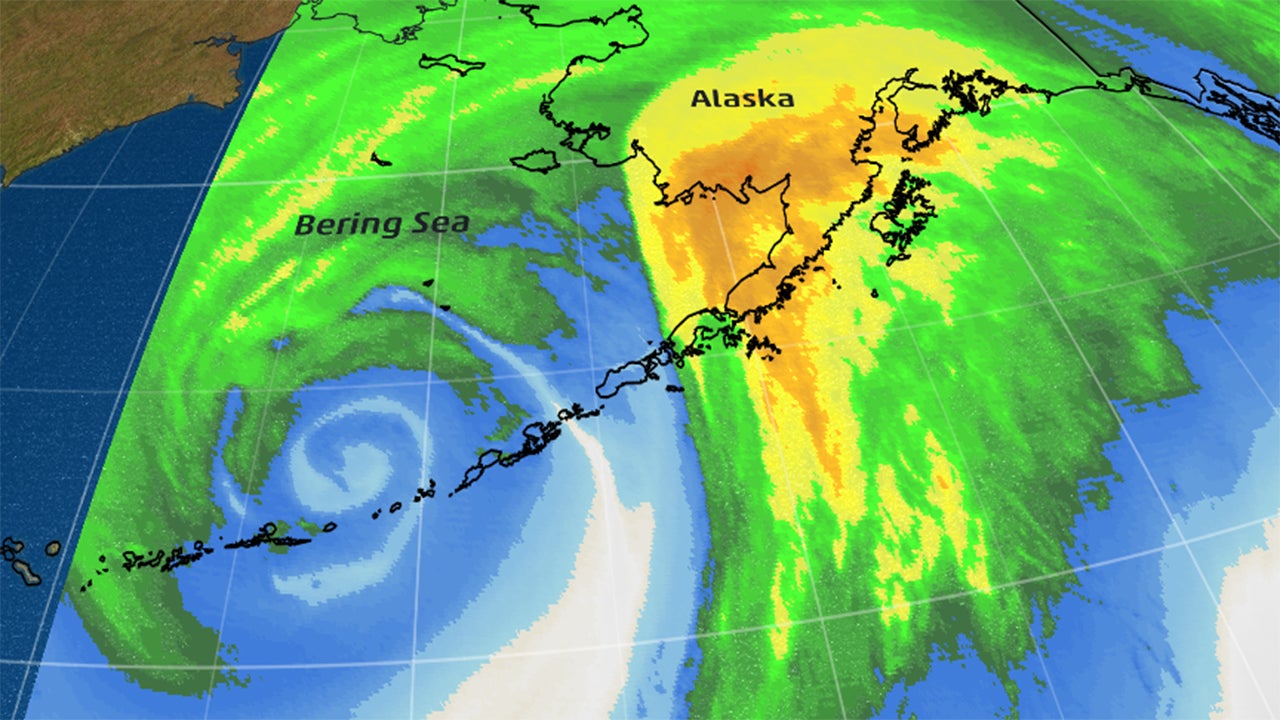 Low Pressure 'Beast' Near the Aleutian Islands Produces Incredible