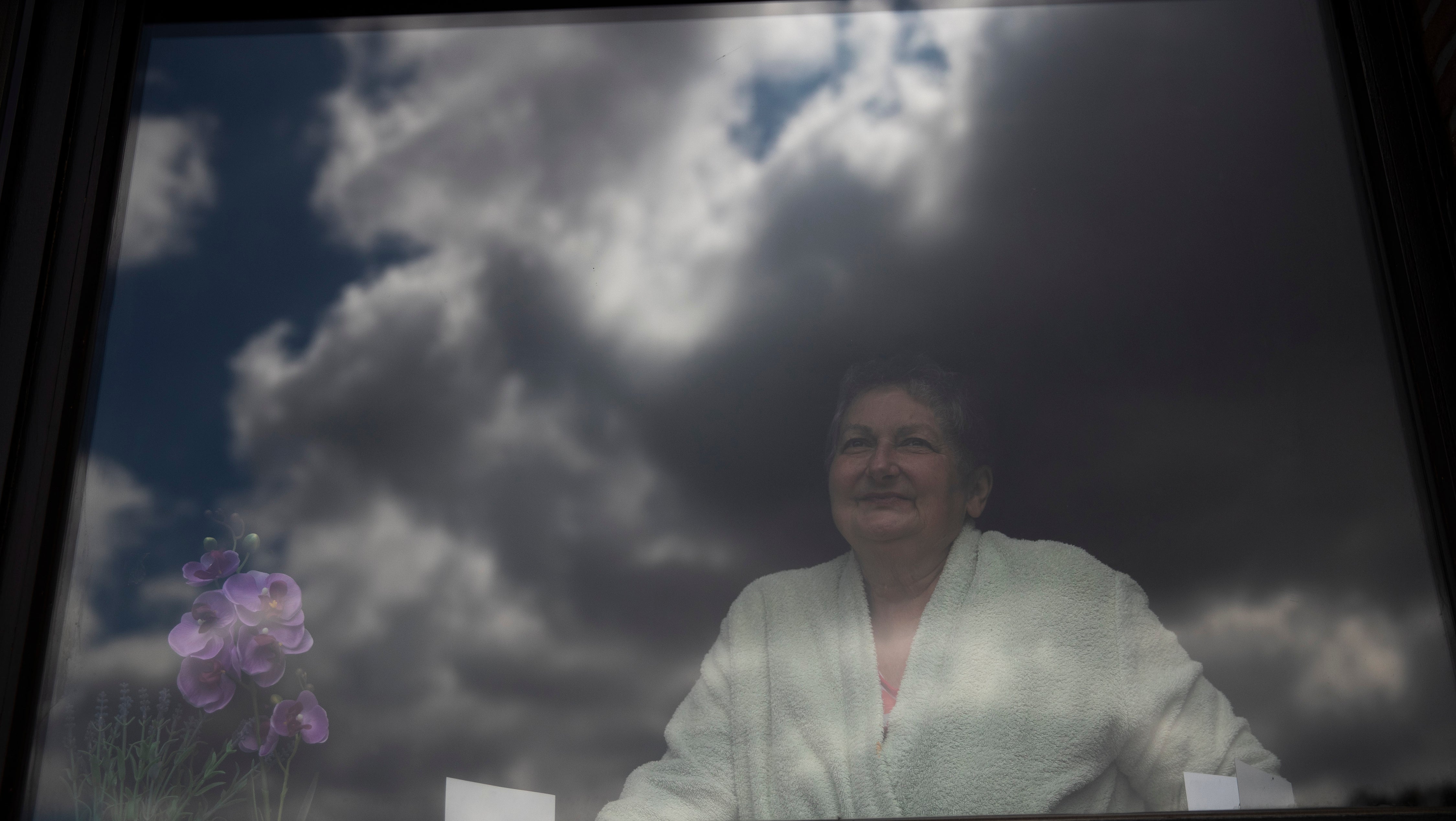 Diane Wanten hat den Coronavirus &uuml;berlebt. Im Haus ihres Sohnes ist sie weiterhin in Quarant&auml;ne