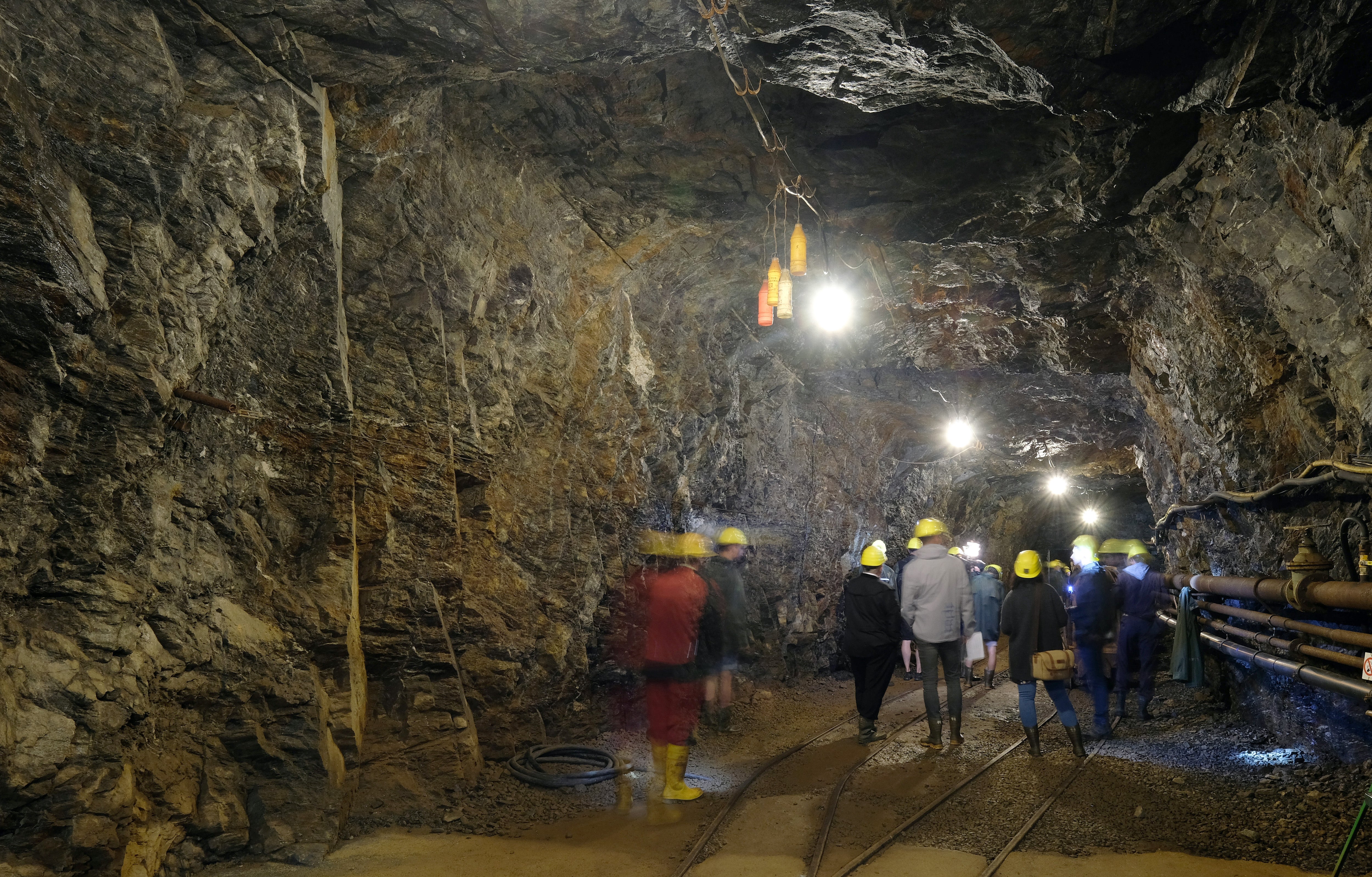 02.06.2019, Sachsen, Ehrenfriedersdorf: Blick in die Grube Industriemuseum Besucherbergwerk im erzgebirgischen Ehrenfriedersdorf. Seit dem 14. Jahrhundert bis zum Jahr 1990 wurde dort Zinn abgebaut. (Sebastian Willnow/dpa-Zentralbild/dpa)