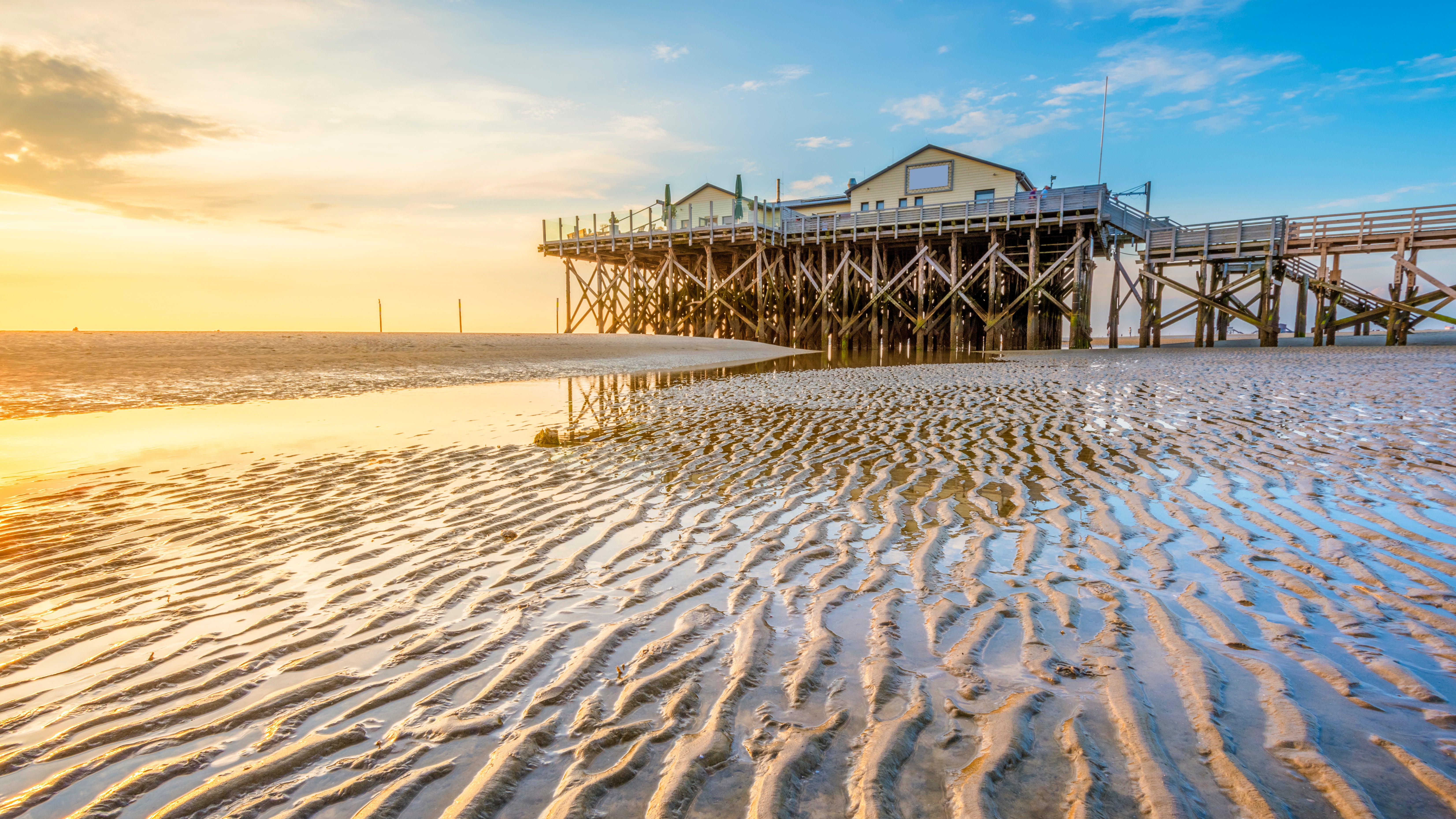 Das Wattenmeer in Sankt Peter-Ording (Getty Images)