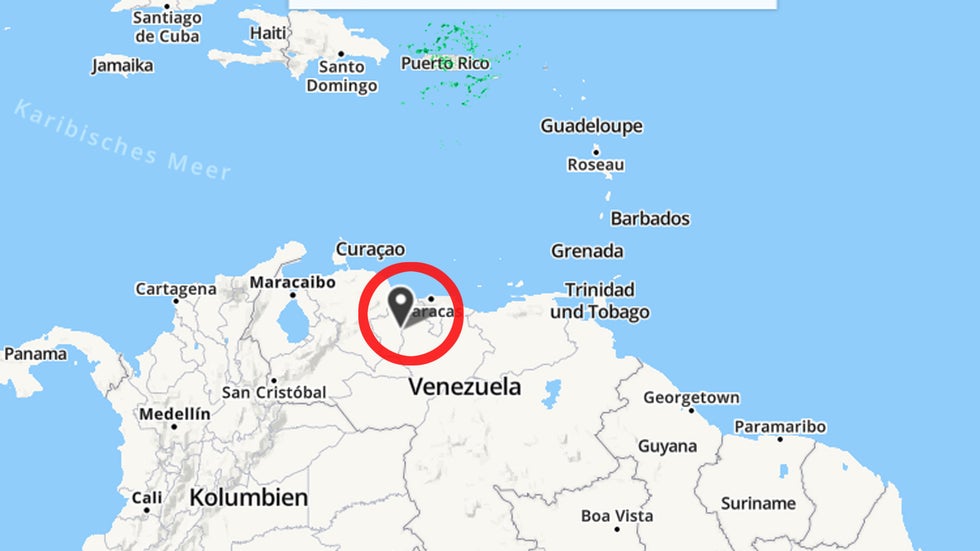 Erdbeben Der Starke 5 5 Erschuttert Venezuela Artikel Von The Weather Channel Weather Com