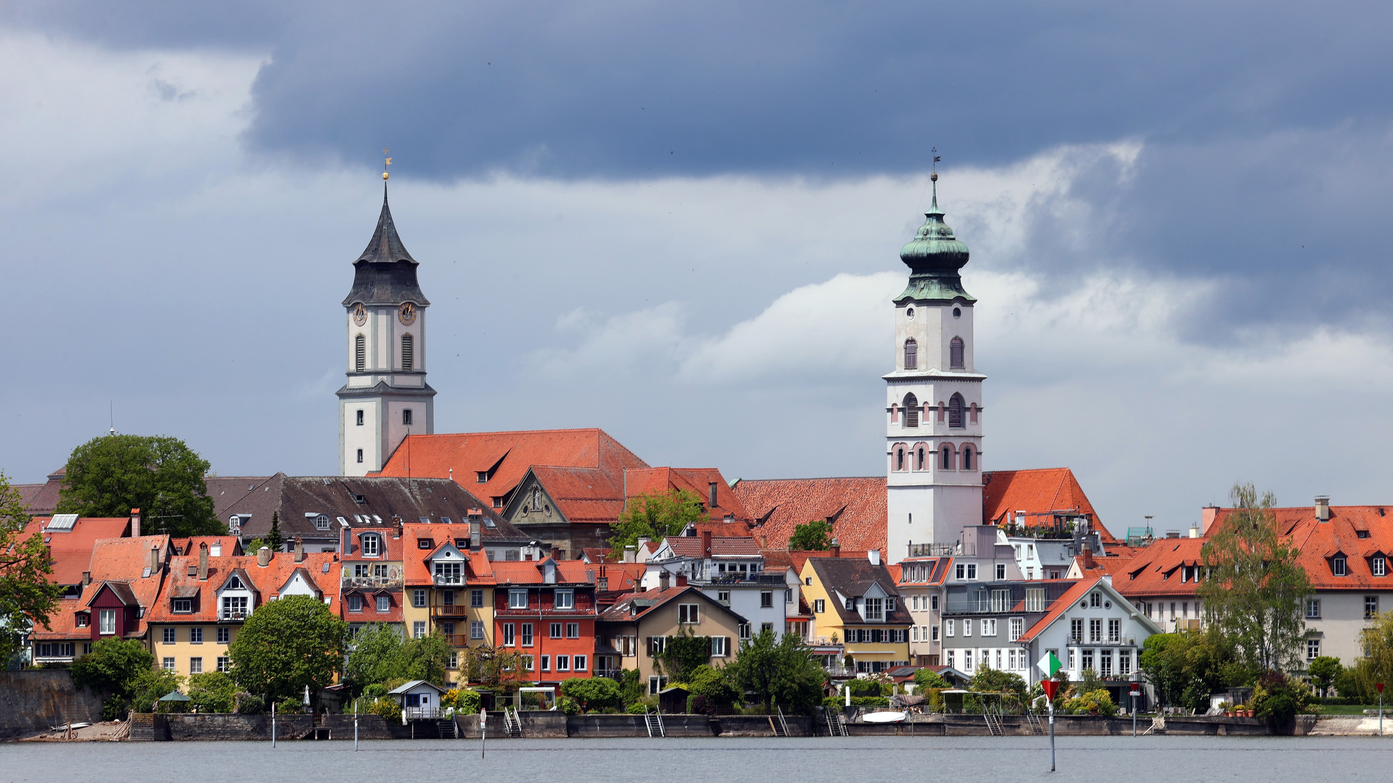 Lindau: Die Stadt Lindau am Bodensee.

