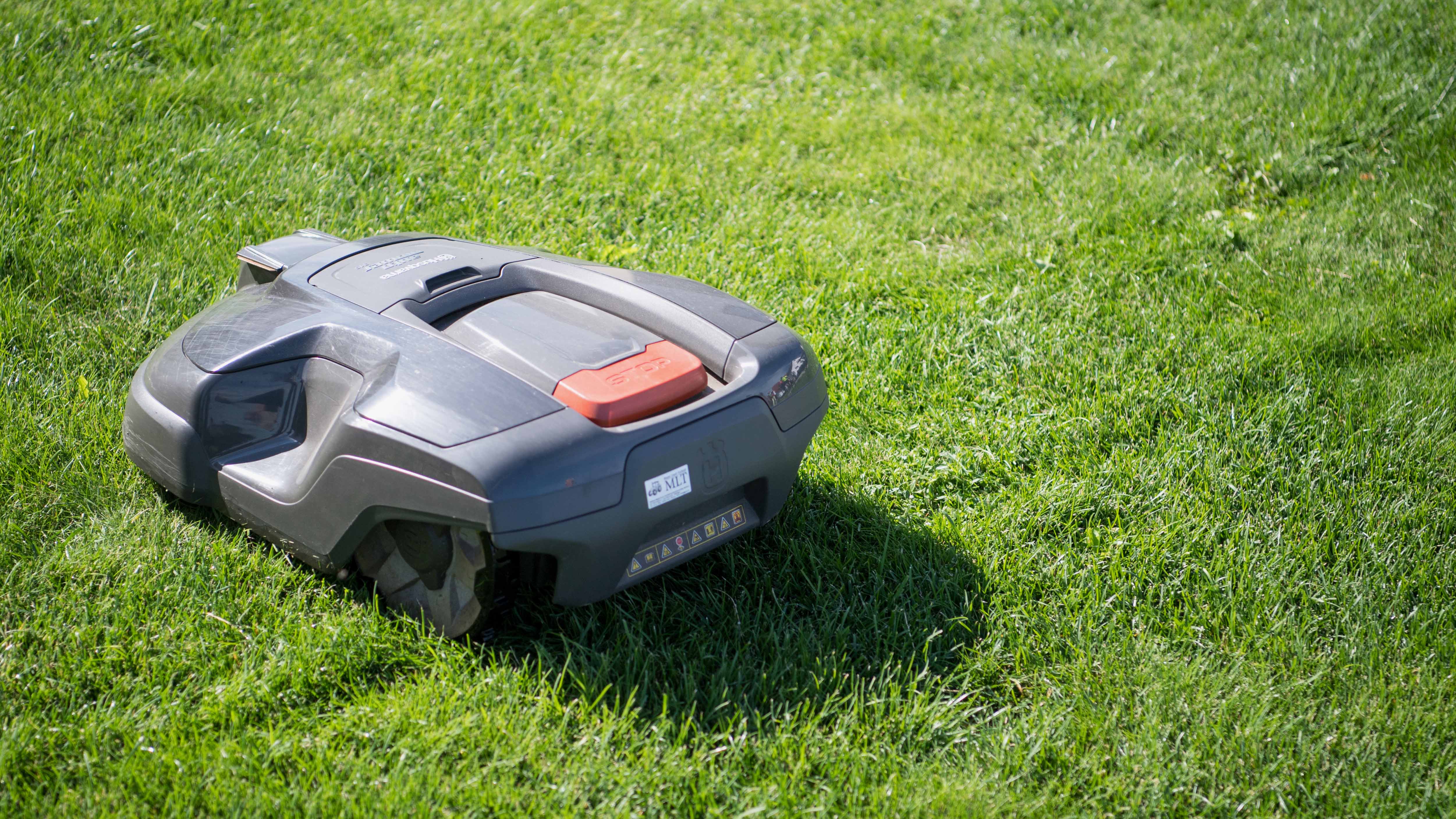 ARCHIV - 14.08.2017, Baden-W&uuml;rttemberg, H&uuml;lben: Ein Rasenm&auml;hroboter f&auml;hrt &uuml;ber eine Wiese. Die ersten Kommunen in Sachsen-Anhalt erarbeiten derzeit Allgemeinverf&uuml;gungen f&uuml;r ein n&auml;chtliches Fahrverbot.  (zu dpa: &laquo;Erste Kommunen wollen n&auml;chtliches Verbot f&uuml;r M&auml;hroboter&raquo;) Foto: Sebastian Gollnow/dpa +++ dpa-Bildfunk +++