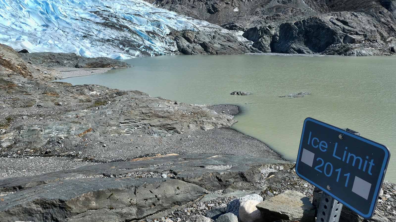 This September 2017 photo provided by researcher Brian Menounos shows the Klinaklini glacier in British Columbia, Canada. The glacier and the adjacent icefield has lost nearly 16 billion tons (14.5 billion metric tons) of snow and ice since 2000, with 10.7 billion tons of that (9.8 billion metric tons) of that since 2010, Menounos says. And the rate of loss accelerated over the last five years of the study. (Brian Menounos via AP)