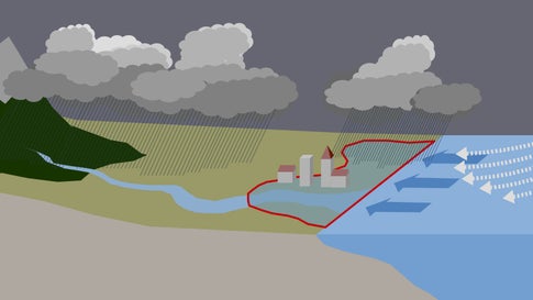 Neue Studie: Wo in Europa die Gefahr von Starkregen und Sturmflut ...