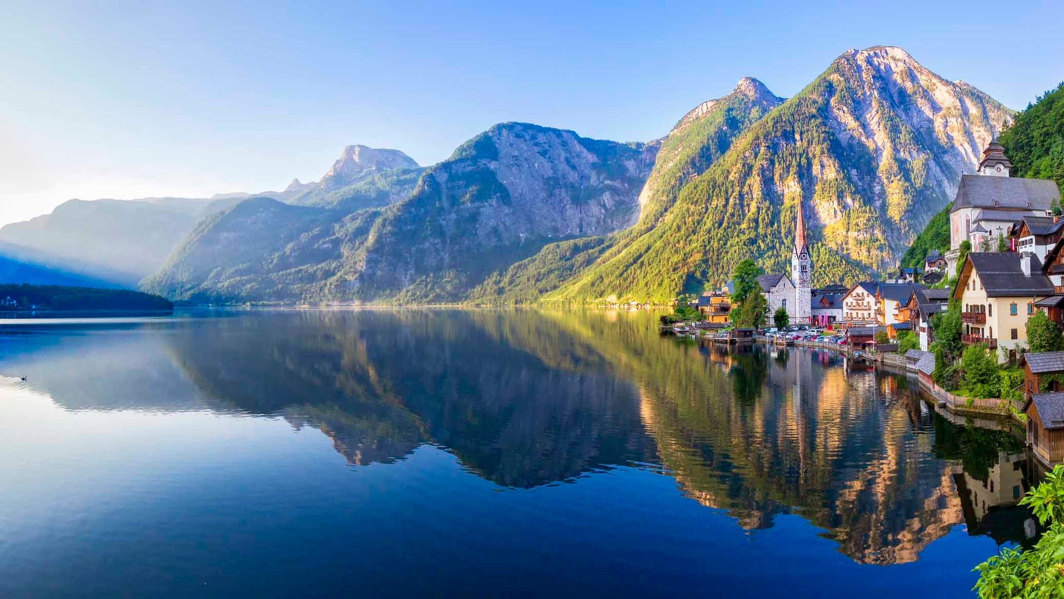 Salzburg, Austria, Hallstatt, Mountain, European Alps