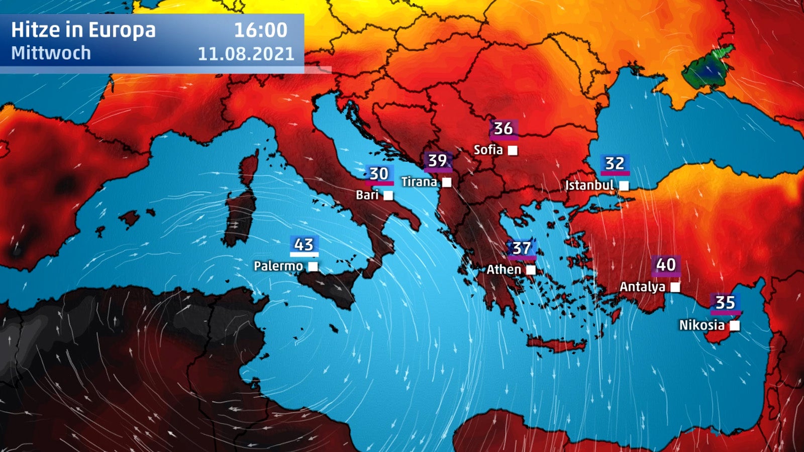 HANDOUT - 08.08.2021, Griechenland, ---: Dieses von Maxar Technologies zur Verf&uuml;gung gestellte Satellitenbild zeigt Waldbr&auml;nde n&ouml;rdlich von Athen auf der griechischen Insel Eub&ouml;a. Die Lage der von den Waldbr&auml;nden bedrohten Regionen wird immer bedrohlicher: Auf der griechischen Insel Eub&ouml;a stehen auch am siebten Tag gewaltige Waldfl&auml;chen in Flammen, die Br&auml;nde breiten sich unkontrolliert aus. Foto: Satellite Image &copy;2021 Maxar Tec/Maxar Technologies/AP/dpa - ACHTUNG: Nur zur redaktionellen Verwendung und nur mit vollst&auml;ndiger Nennung des vorstehenden Credits +++ dpa-Bildfunk +++