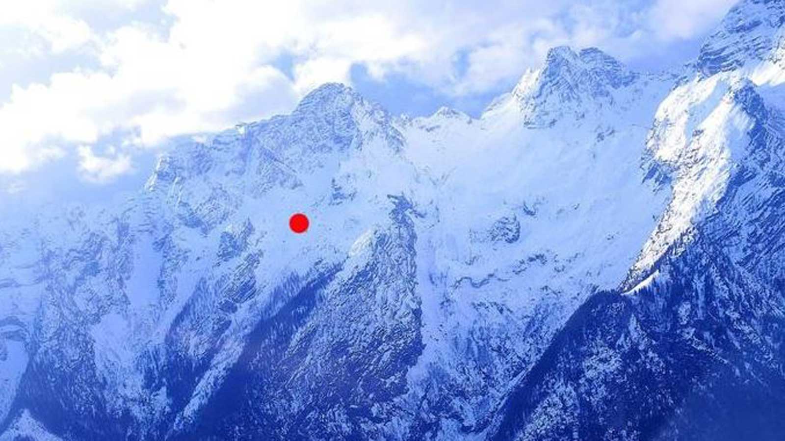 Standort der Prax Biwakh&uuml;tte im Bereich des Ochsenhorns; zur Verf&uuml;gung gestellt von: &Ouml;sterreich. Sportfliegerclub/Gerald Lehner