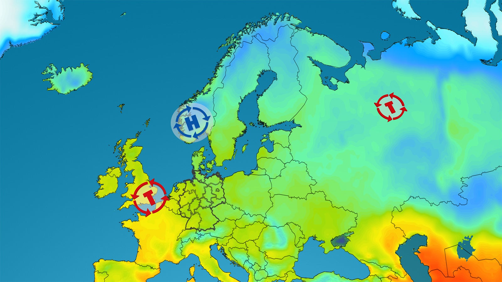 Omega-Lage stellt sich über Europa ein – für Deutschland bedeutet das ...