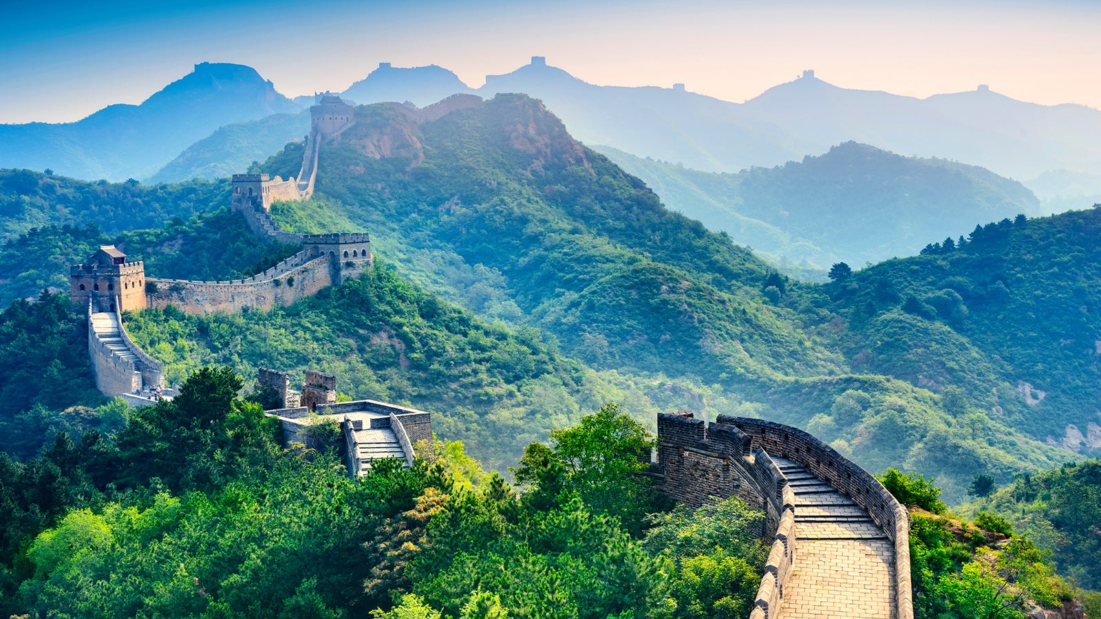 The Great Wall of China.