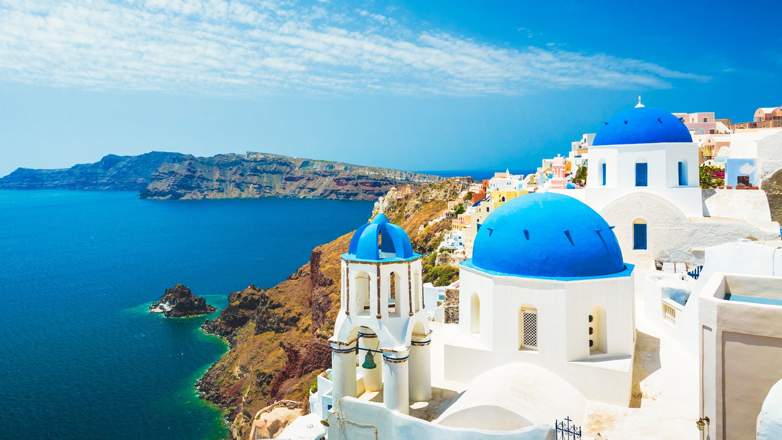 Church in Oia (Santorini, Greece).