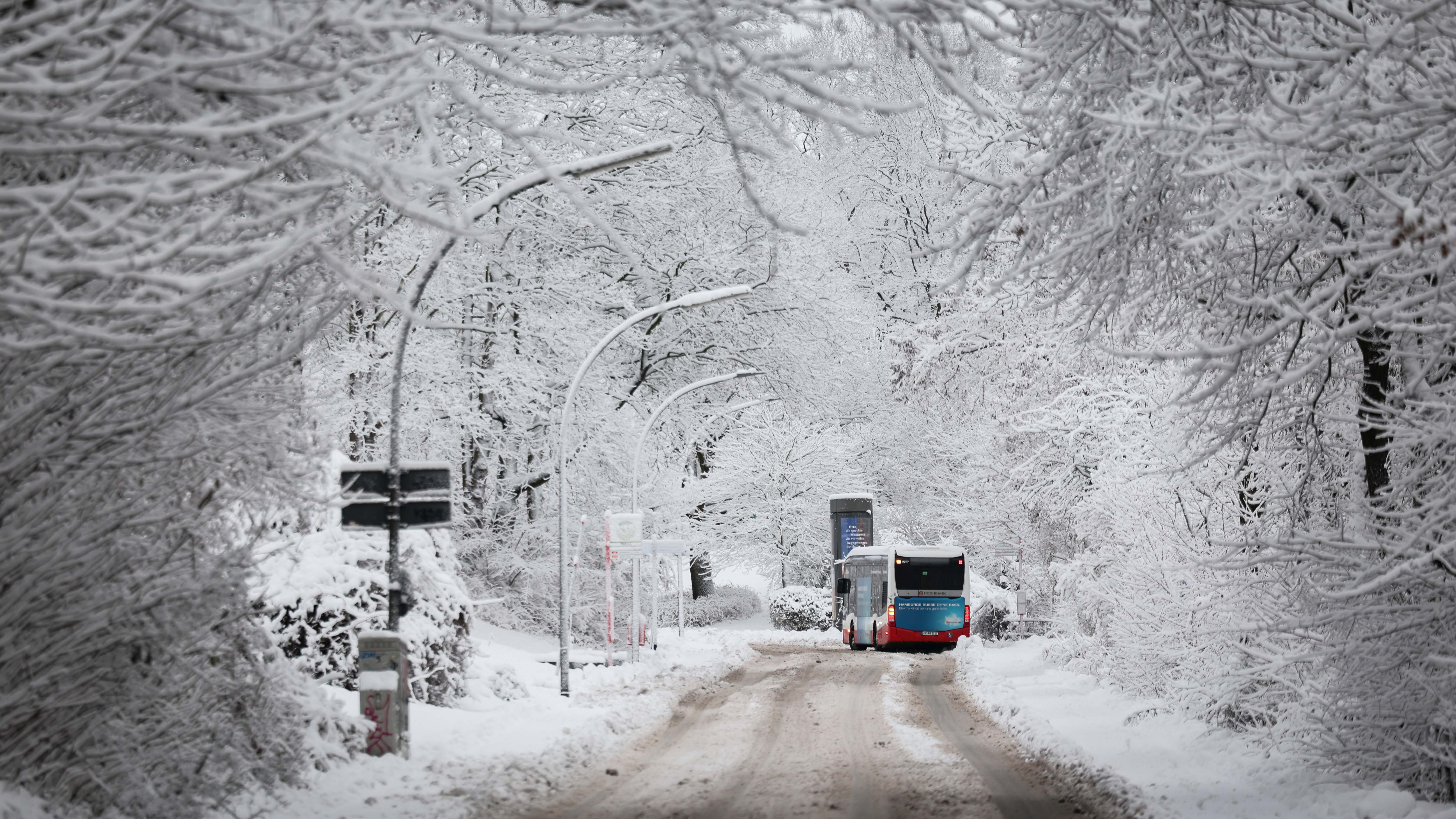 Anfang Januar sah es noch so aus in Hamburg. Doch der neue Wintereinbruch soll lange nicht so viel Schnee bringen.