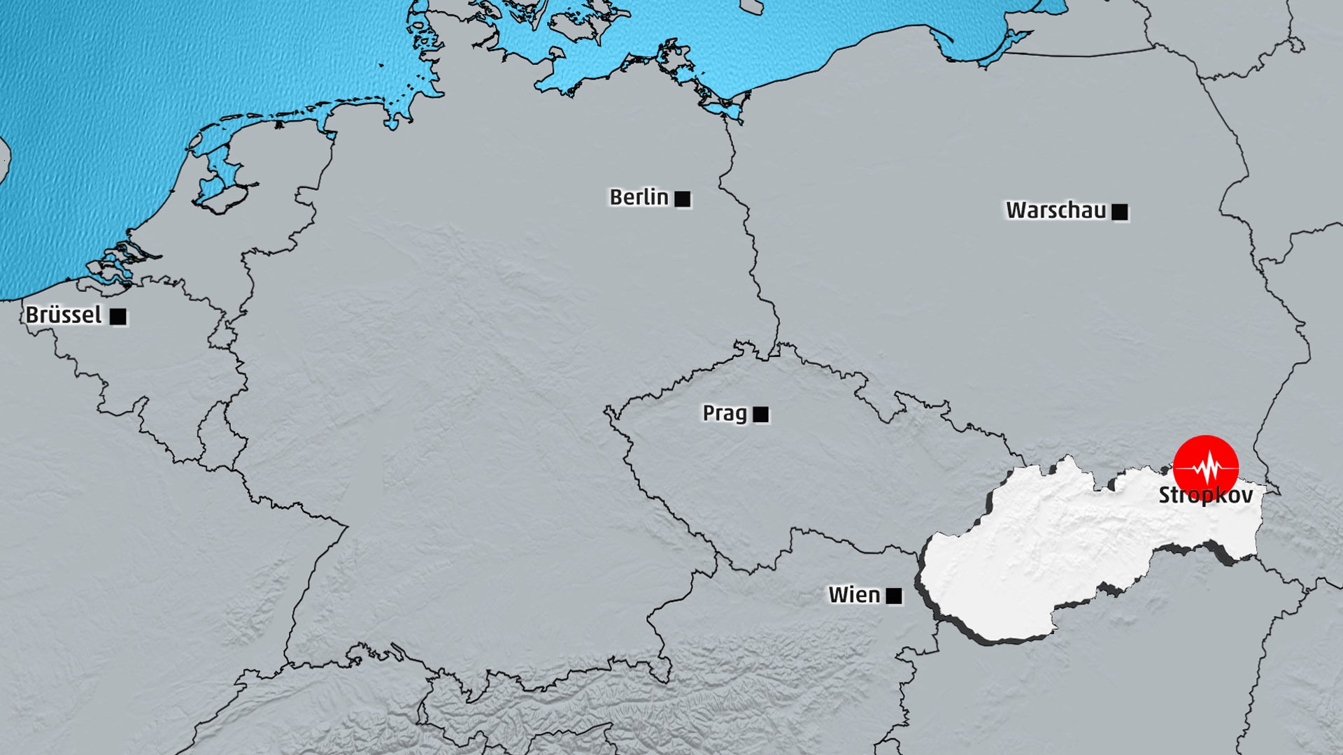 Das Beben wurde am Montagabend um 20.23 Uhr in 17,8 Kilometern Tiefe mit einer Magnitude von 4,9 gemessen