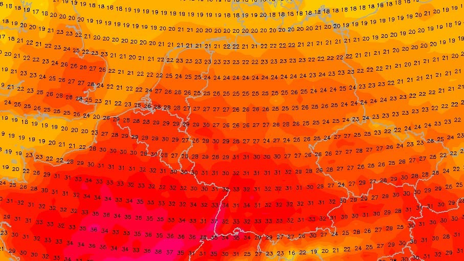 Am Sonntag k&ouml;nnten es bis zu 35 Grad werden im S&uuml;dwesten.