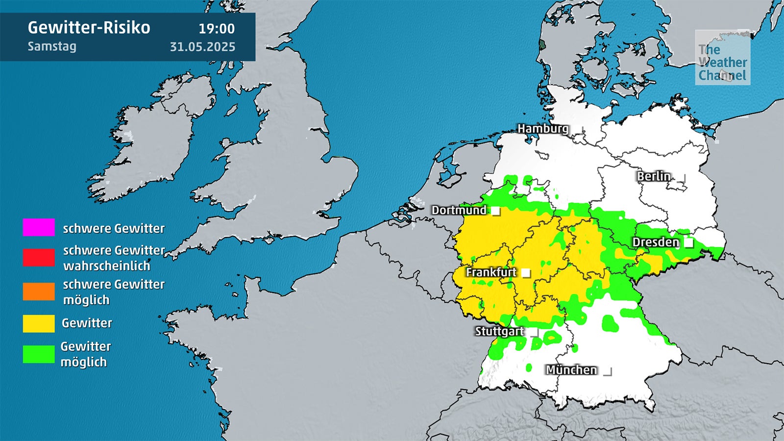 Am Wochenende k&uuml;ndigen sich erneut Gewitter an.