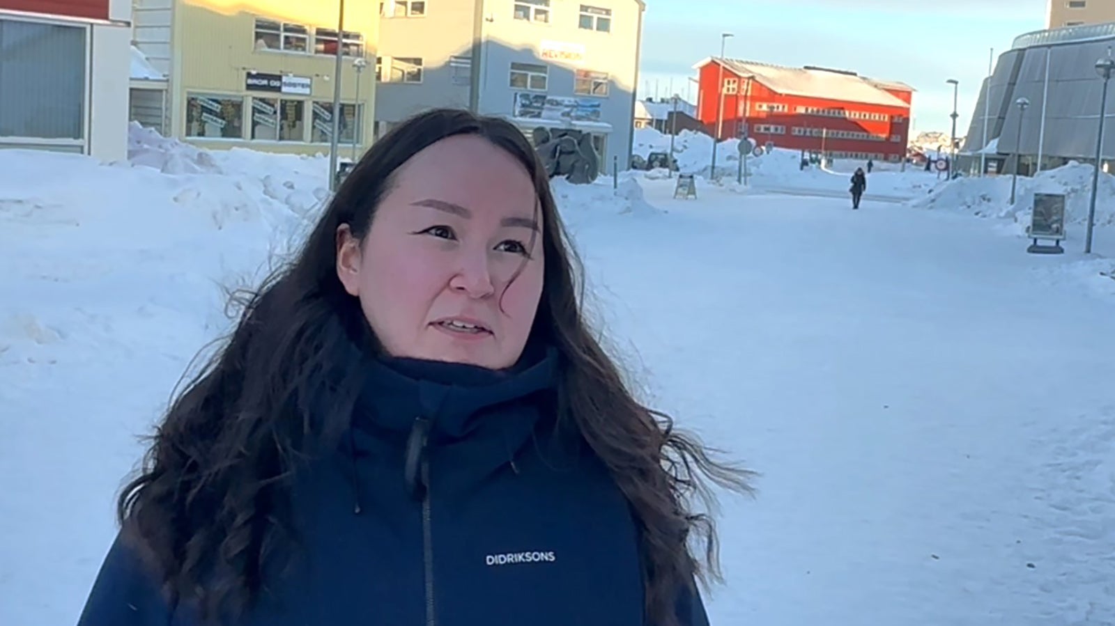 Melissa Zeeb geh&ouml;rt den Menschen in Gr&ouml;nland, die von der Aufmerksamkeit, die ihr Heimatland durch Trumps &Auml;u&szlig;erungen erh&auml;lt, nicht begeistert sind. Foto: Steffen Trumpf/dpa