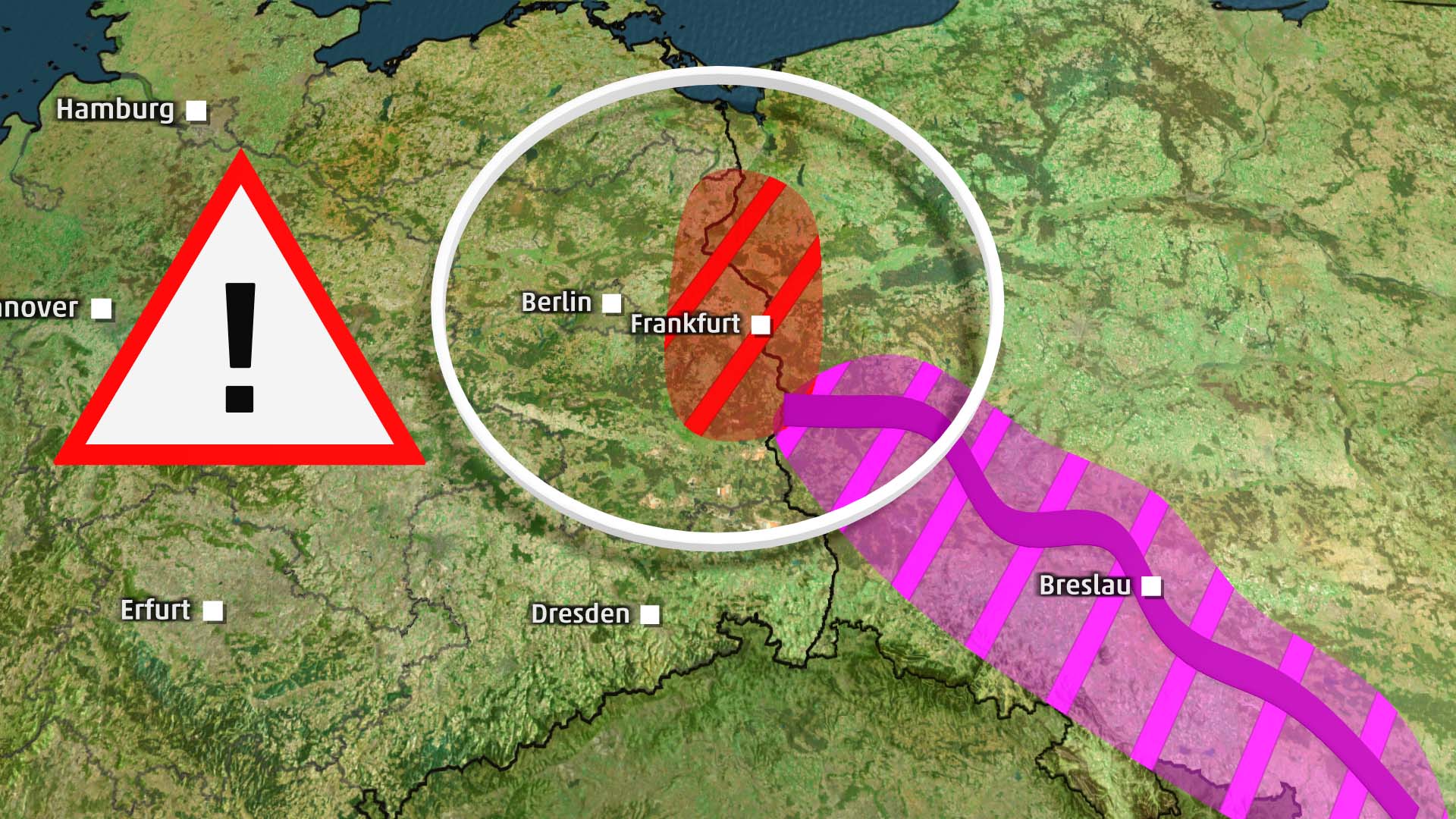 Die neuen Hochwasser-Prognosen zeigen ein deutlich entspannteres Bild, sowohl im S&uuml;den als auch im Osten. Eine Flutwelle kommt aber erst noch nach Deutschland.